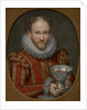 Tom Derry, fl. 1614. Jester to Anne of Denmark. (Previously called 1st Viscount Stormont) by Marcus Gheeraerts